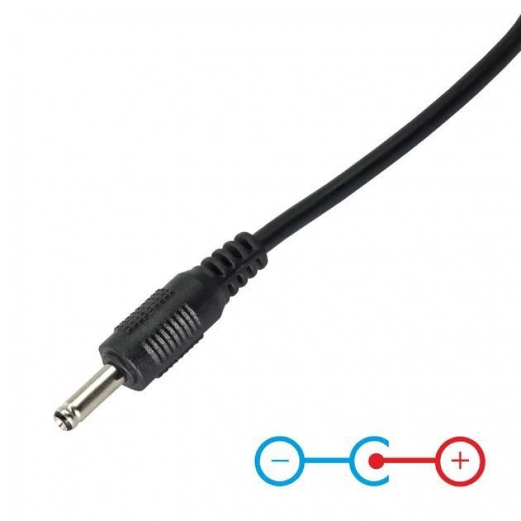 Imagine Cablu alimentare USB la DC 3.5 x 1.35mm 0.8m, AK-DC-03